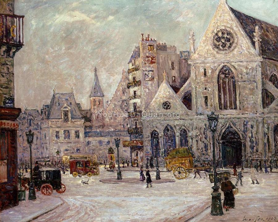 The Church of Saint Nicolas of the Fields, rue Saint Martin - 马克西姆·莫福拉